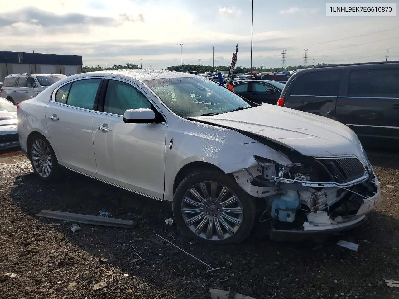 2014 Lincoln Mks VIN: 1LNHL9EK7EG610870 Lot: 59886056