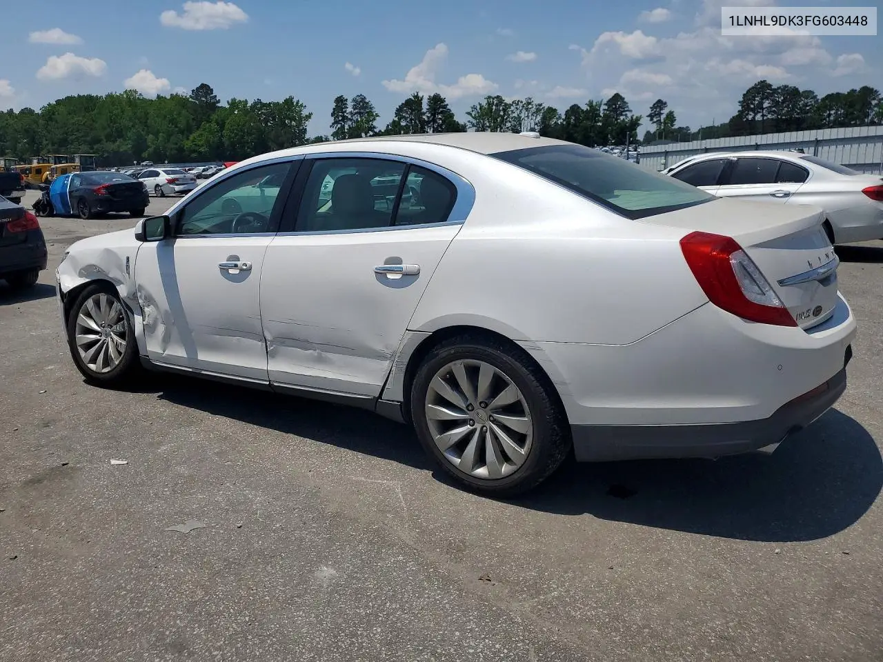 2015 Lincoln Mks VIN: 1LNHL9DK3FG603448 Lot: 50296176