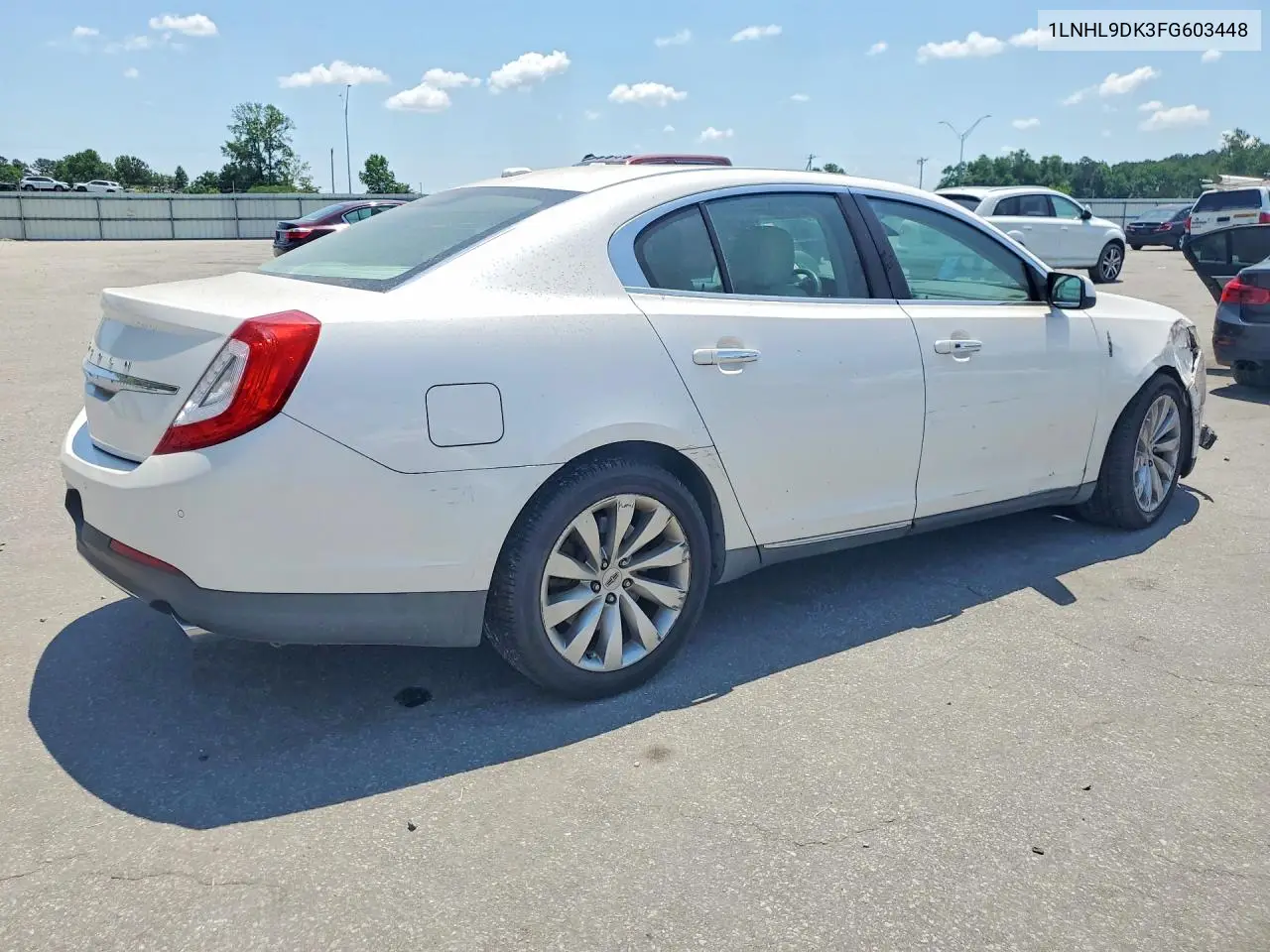 2015 Lincoln Mks VIN: 1LNHL9DK3FG603448 Lot: 50296176