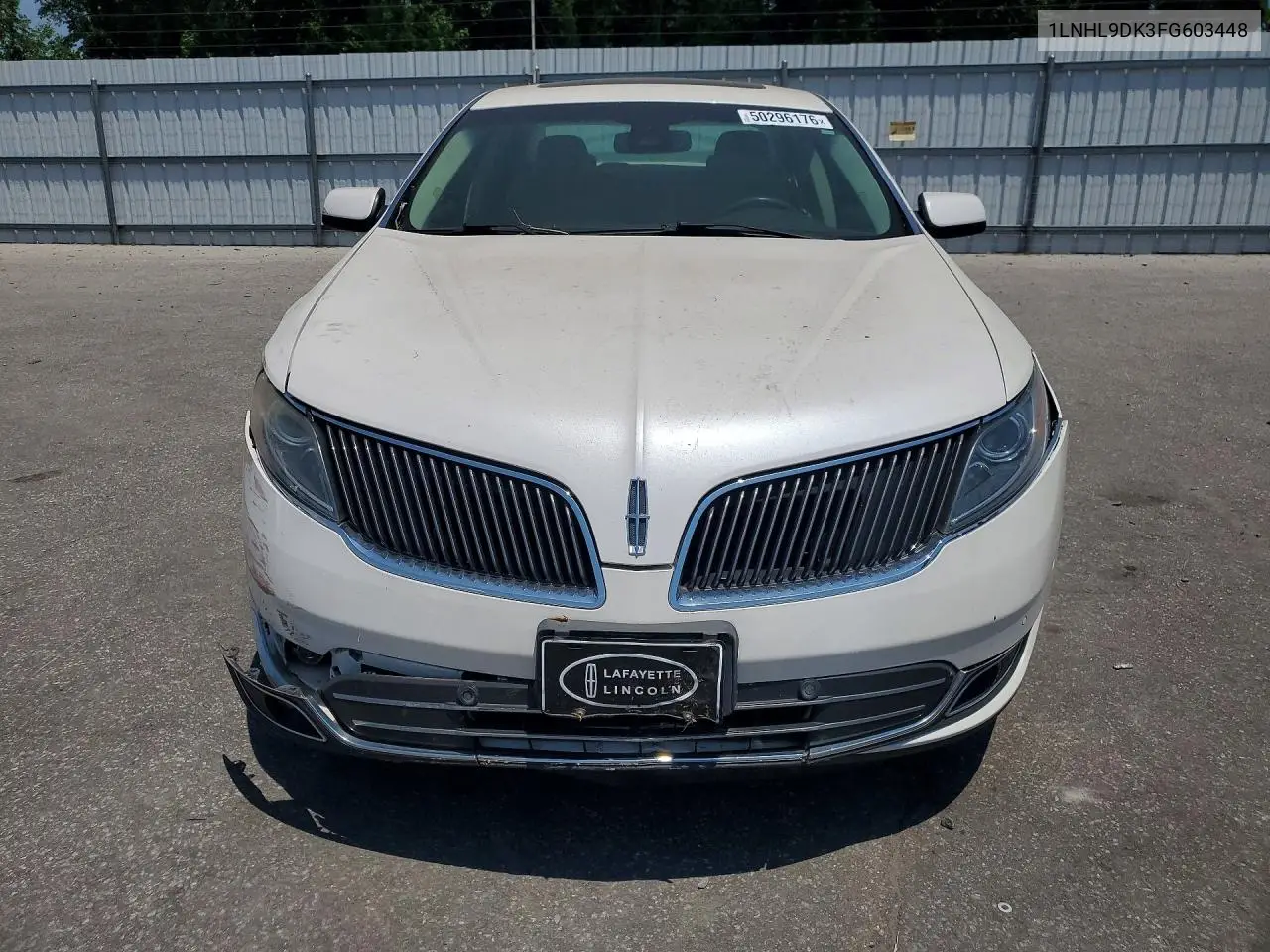 2015 Lincoln Mks VIN: 1LNHL9DK3FG603448 Lot: 50296176