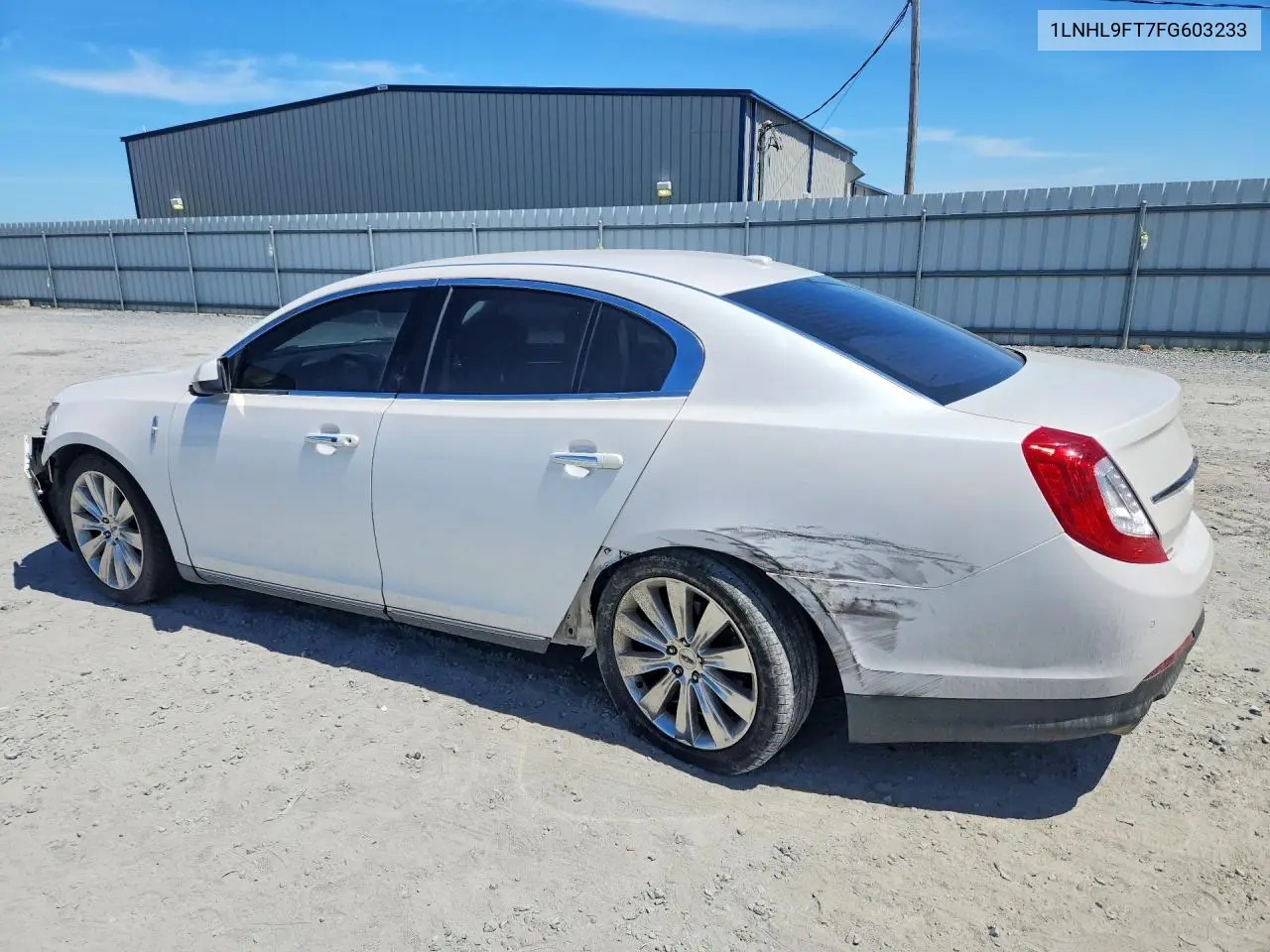 2015 Lincoln Mks VIN: 1LNHL9FT7FG603233 Lot: 51317006
