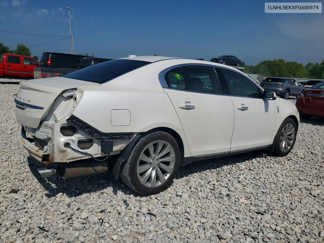 2015 Lincoln Mks VIN: 1LNHL9EKXFG600979 Lot: 58918086