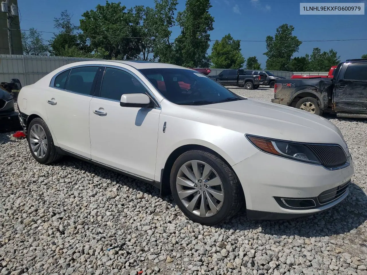 2015 Lincoln Mks VIN: 1LNHL9EKXFG600979 Lot: 58918086