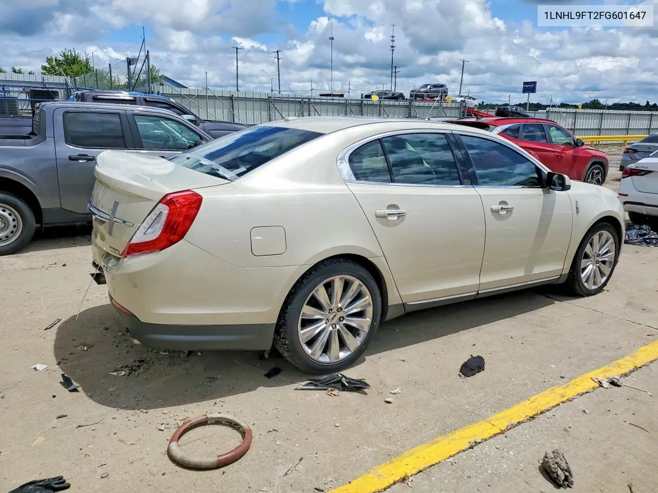 2015 Lincoln Mks VIN: 1LNHL9FT2FG601647 Lot: 60435356