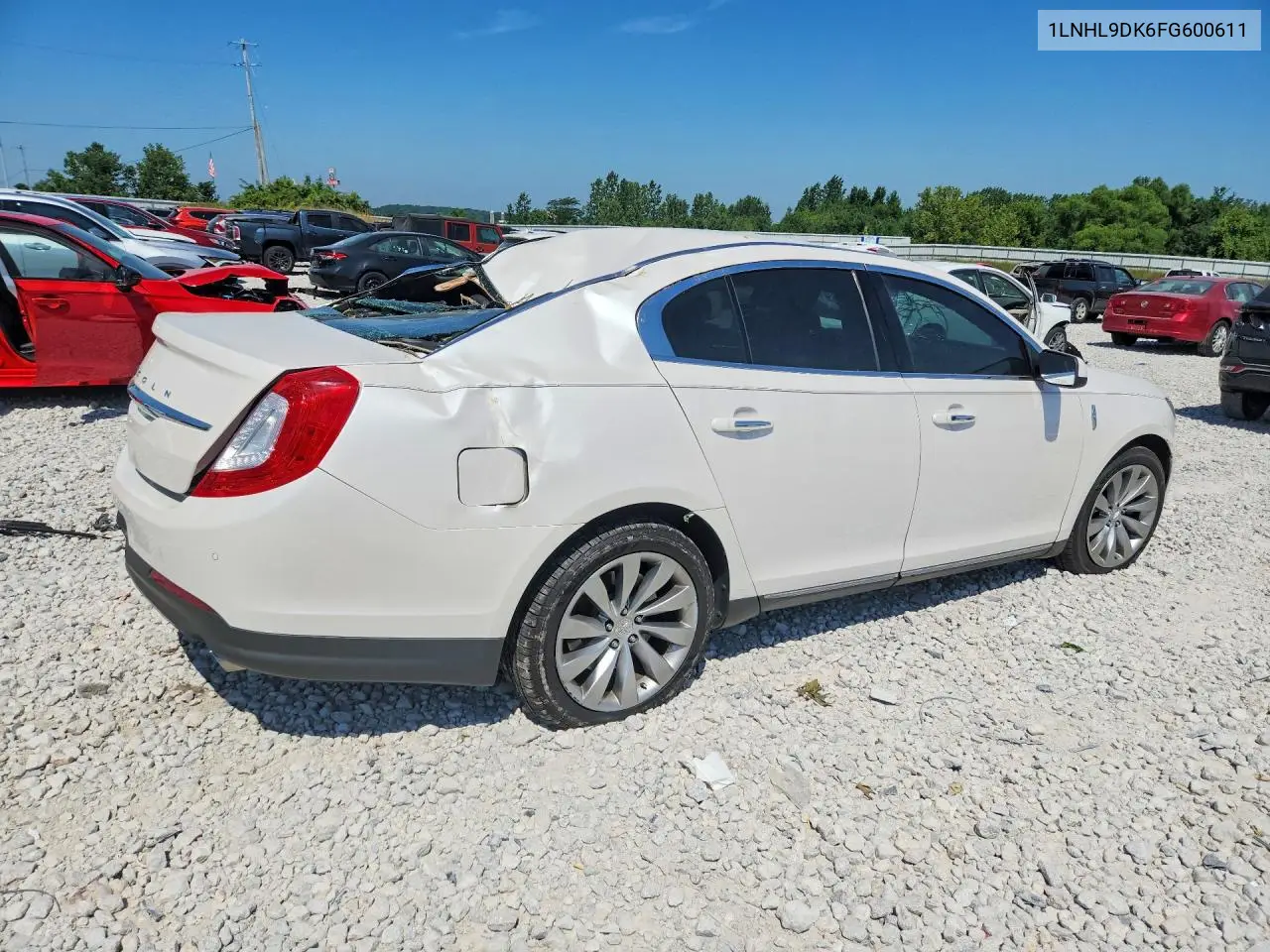 2015 Lincoln Mks VIN: 1LNHL9DK6FG600611 Lot: 60966236