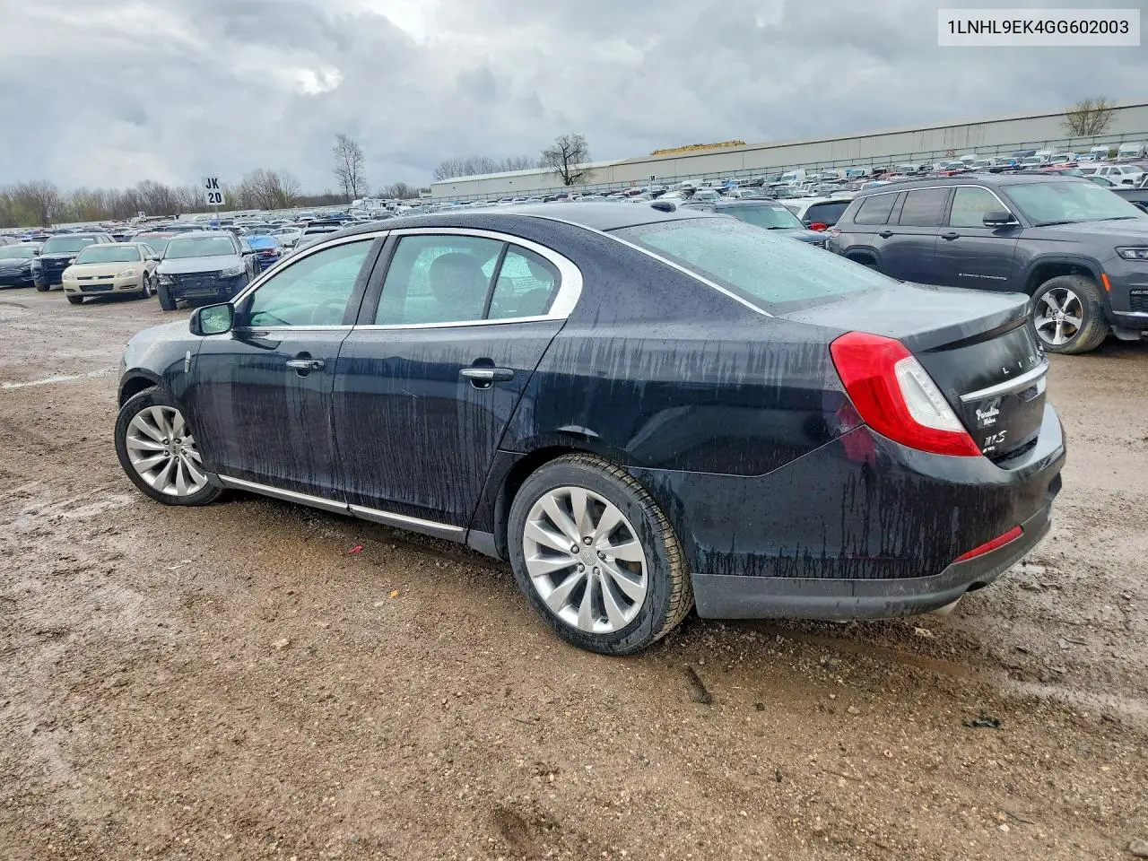 2016 Lincoln Mks VIN: 1LNHL9EK4GG602003 Lot: 49678276