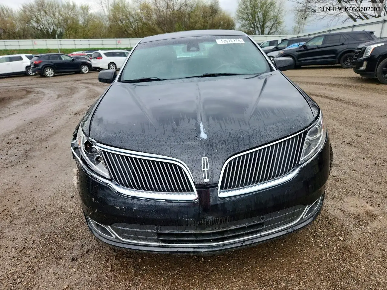 2016 Lincoln Mks VIN: 1LNHL9EK4GG602003 Lot: 49678276