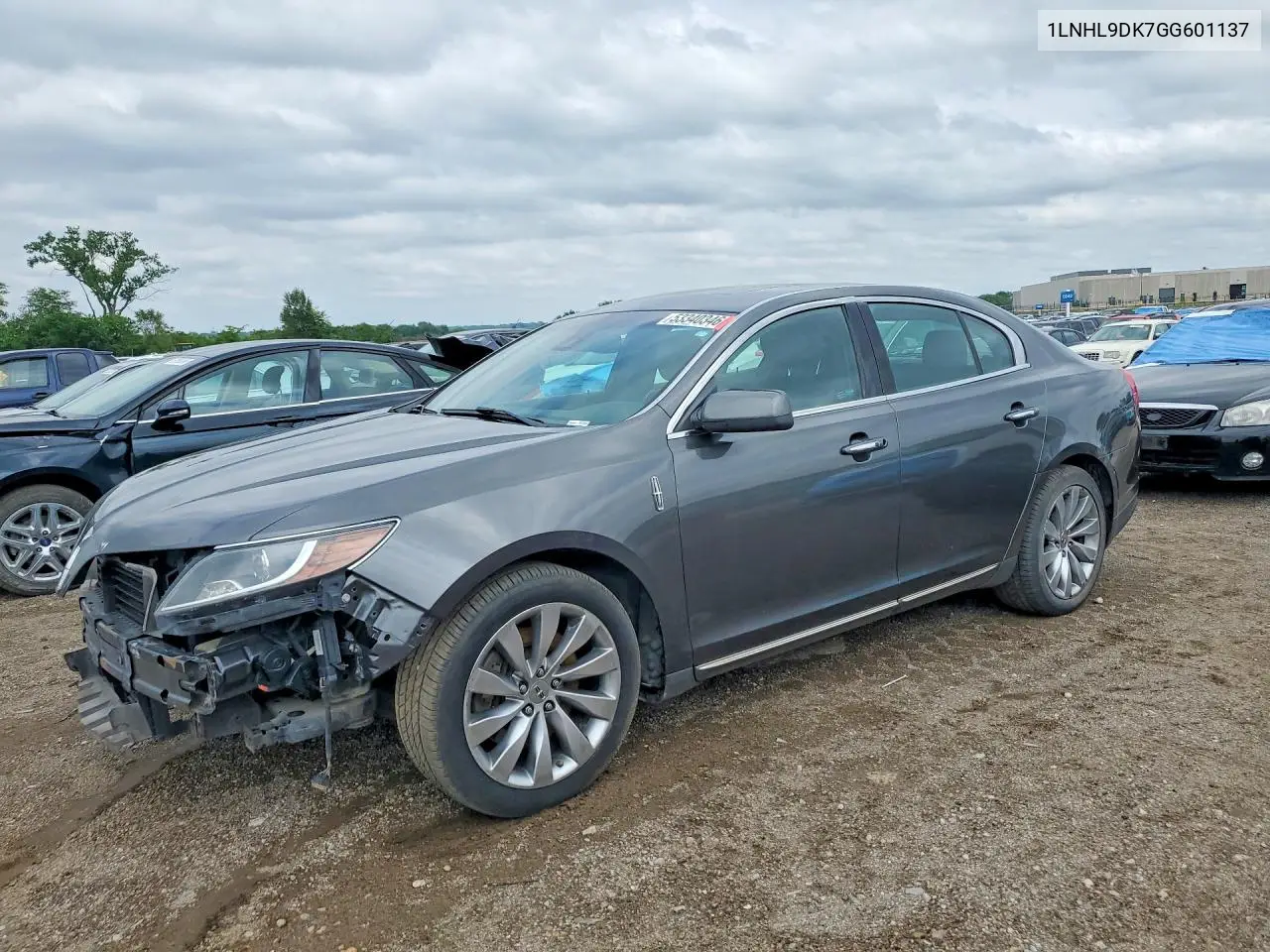 2016 Lincoln Mks VIN: 1LNHL9DK7GG601137 Lot: 53340346
