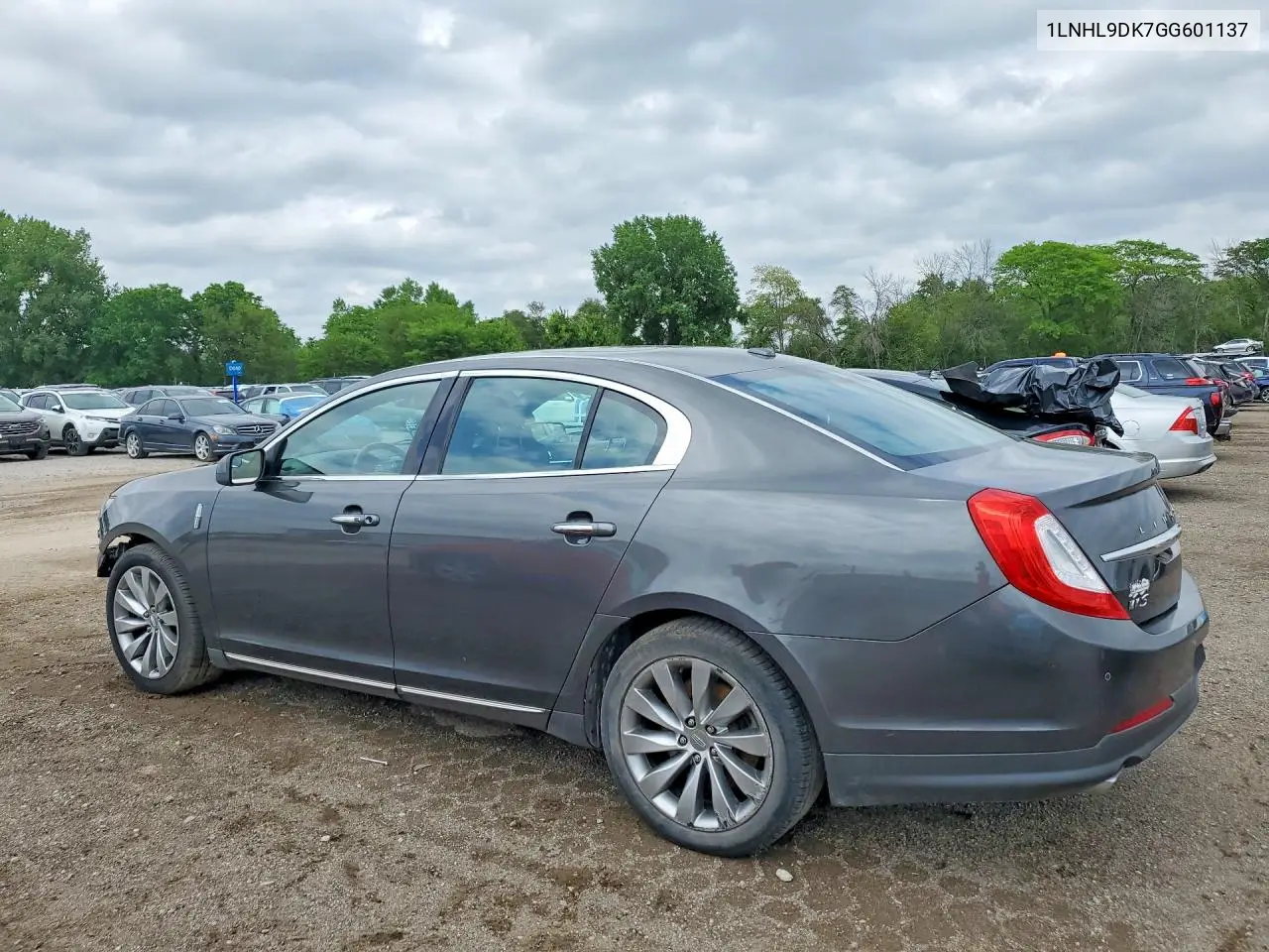2016 Lincoln Mks VIN: 1LNHL9DK7GG601137 Lot: 53340346