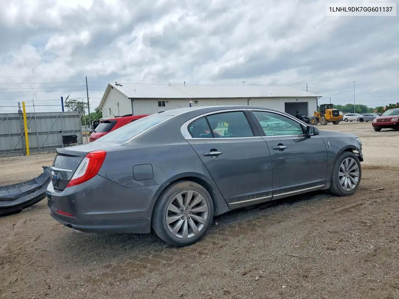 2016 Lincoln Mks VIN: 1LNHL9DK7GG601137 Lot: 53340346
