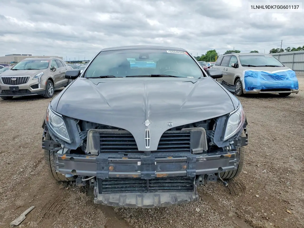 2016 Lincoln Mks VIN: 1LNHL9DK7GG601137 Lot: 53340346