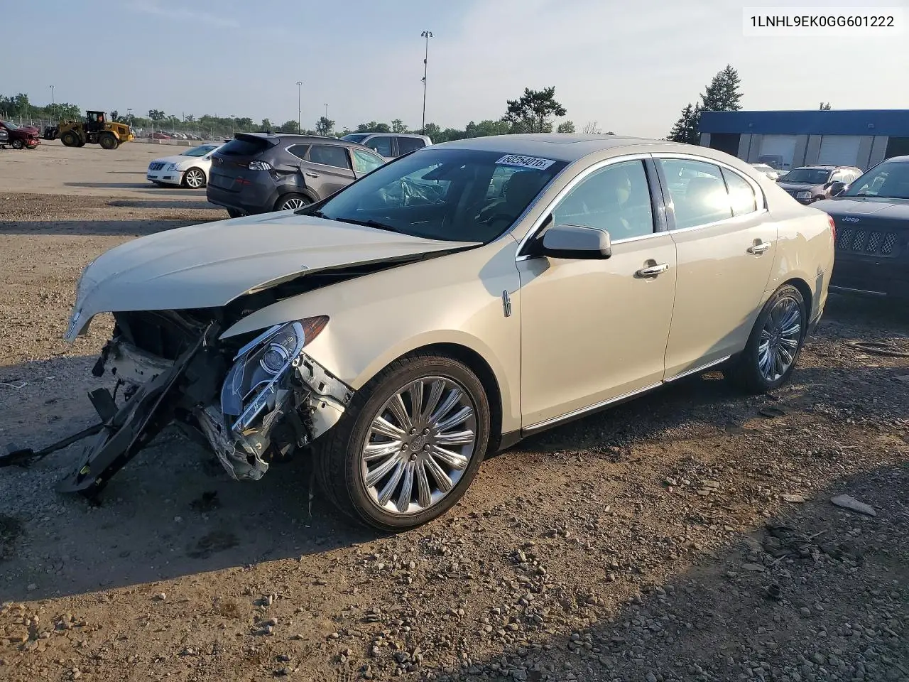 2016 Lincoln Mks VIN: 1LNHL9EK0GG601222 Lot: 60254016