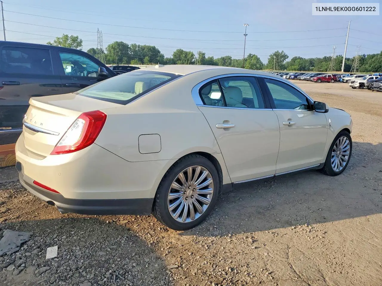 2016 Lincoln Mks VIN: 1LNHL9EK0GG601222 Lot: 60254016