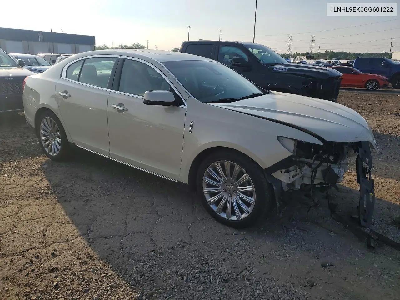 2016 Lincoln Mks VIN: 1LNHL9EK0GG601222 Lot: 60254016