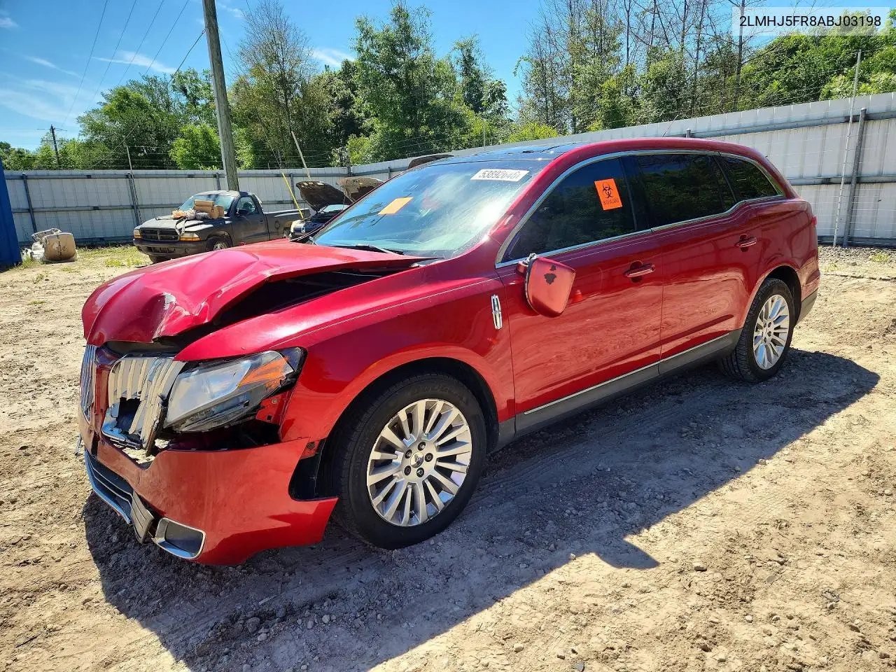 2010 Lincoln Mkt VIN: 2LMHJ5FR8ABJ03198 Lot: 53892646