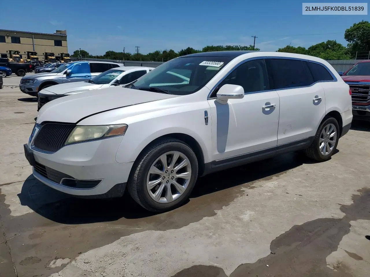2013 Lincoln Mkt VIN: 2LMHJ5FK0DBL51839 Lot: 53320566