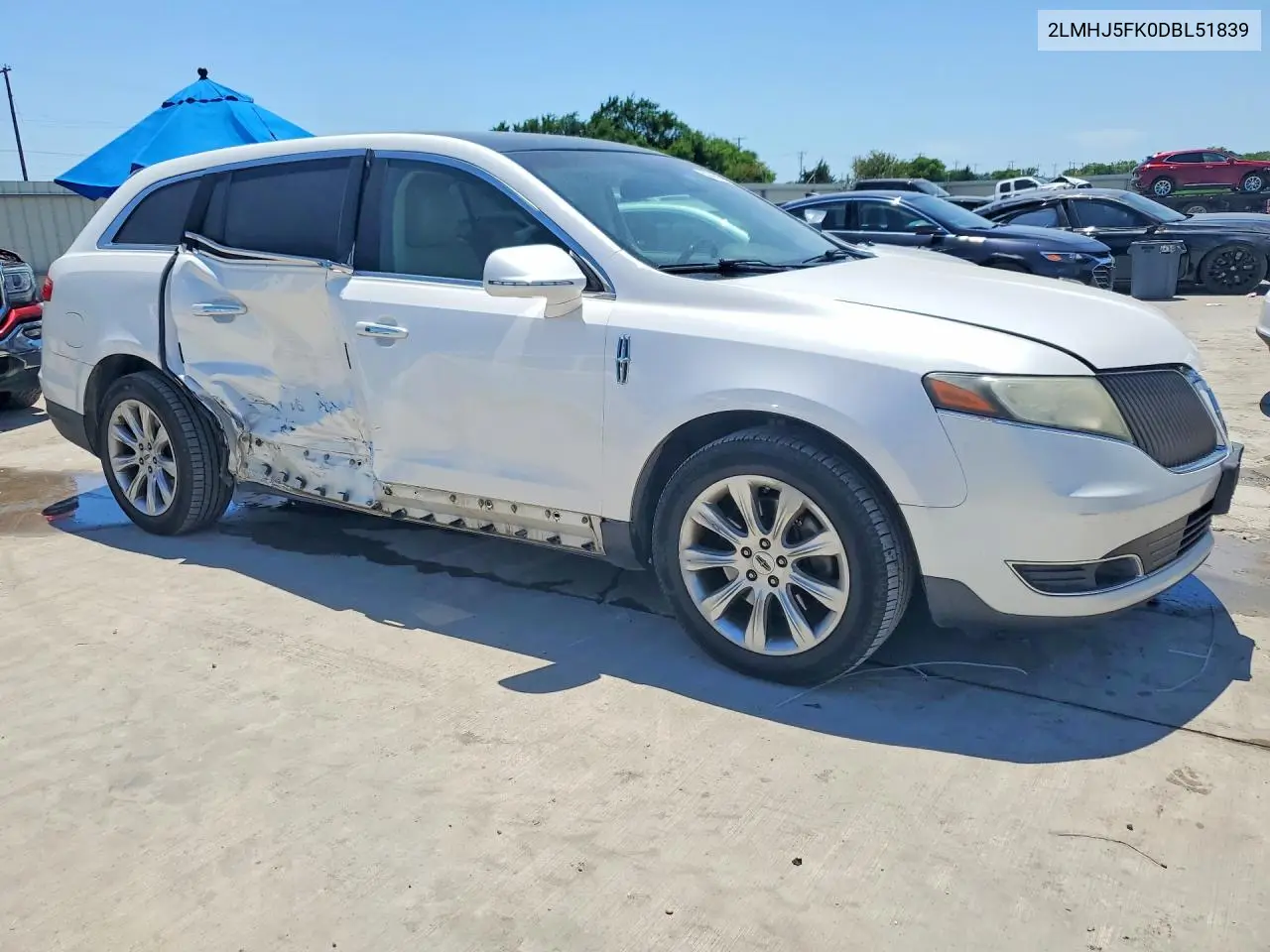 2013 Lincoln Mkt VIN: 2LMHJ5FK0DBL51839 Lot: 53320566