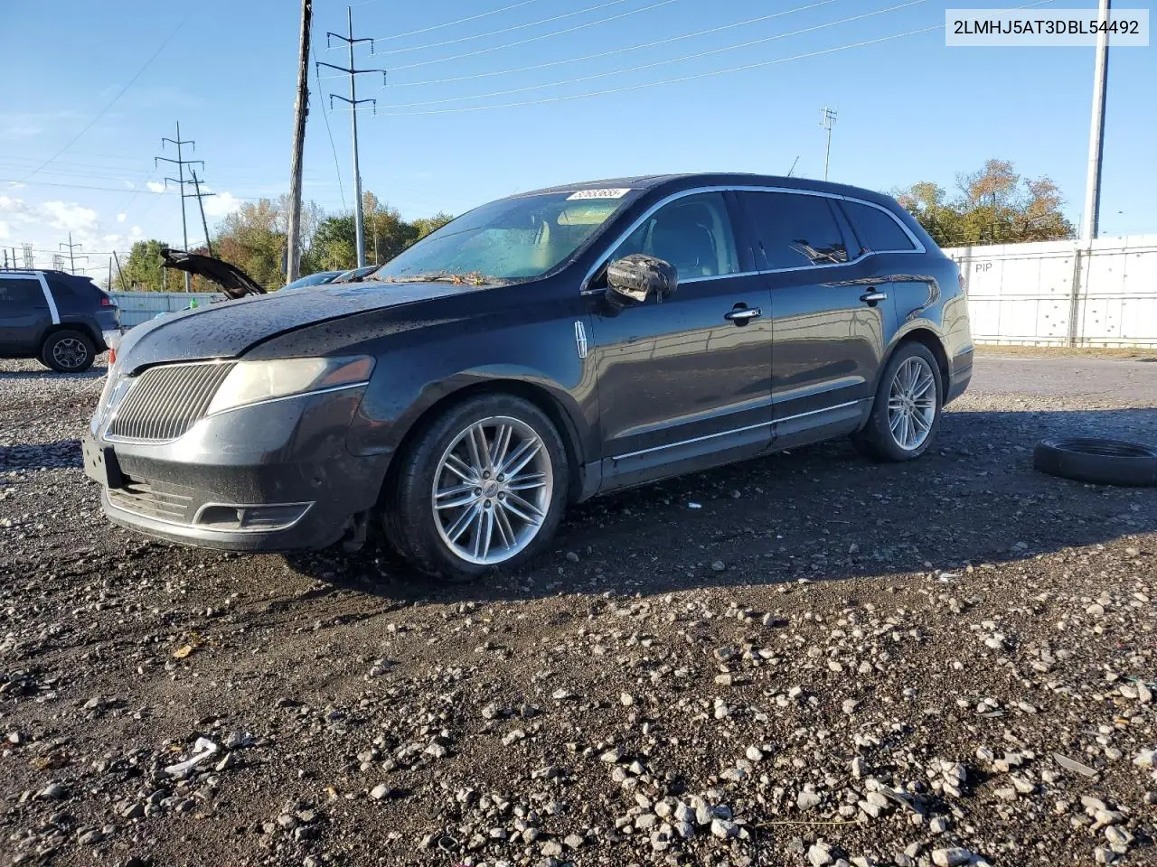 2013 Lincoln Mkt VIN: 2LMHJ5AT3DBL54492 Lot: 82653655