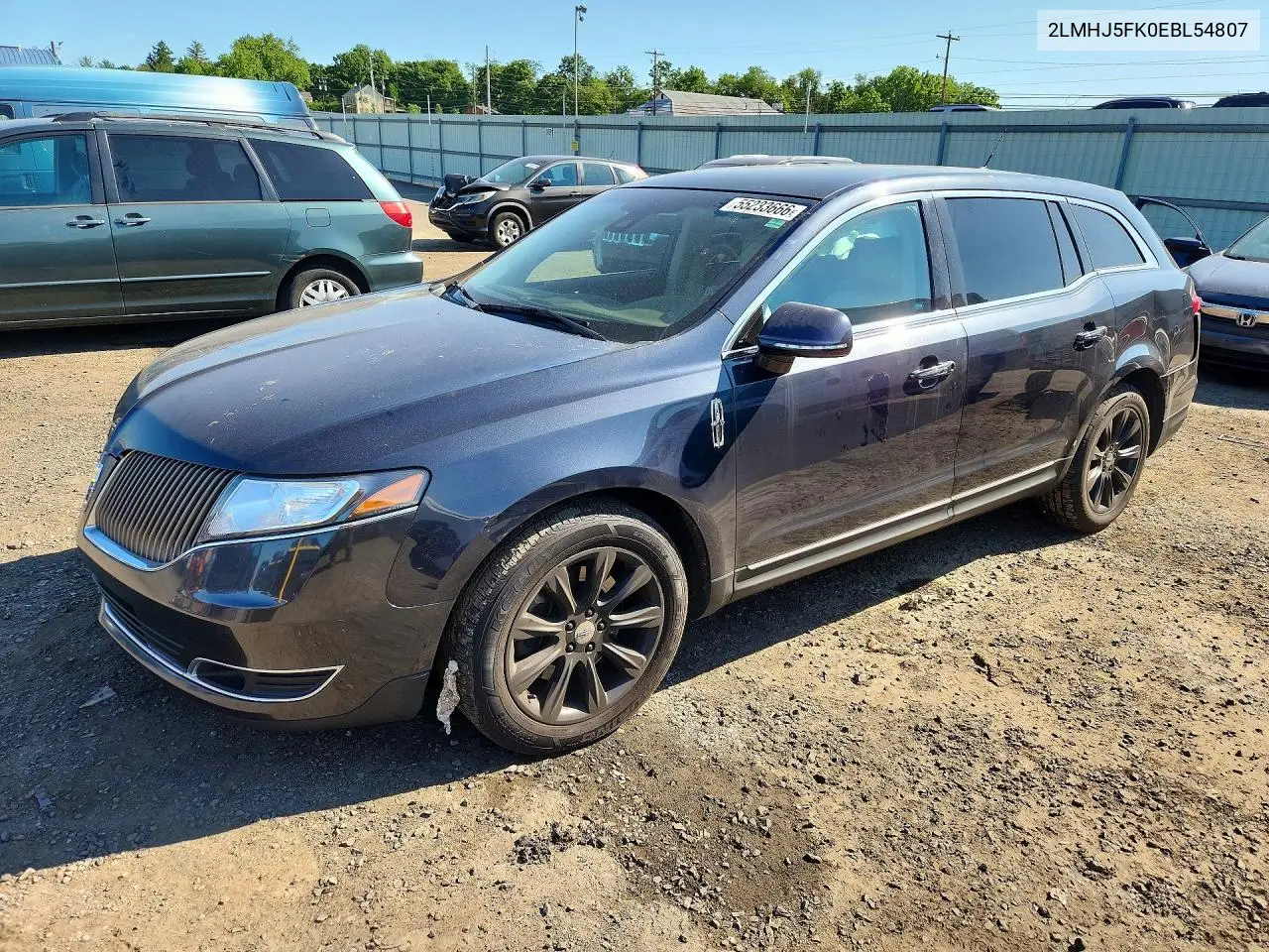 2014 Lincoln Mkt VIN: 2LMHJ5FK0EBL54807 Lot: 55233666