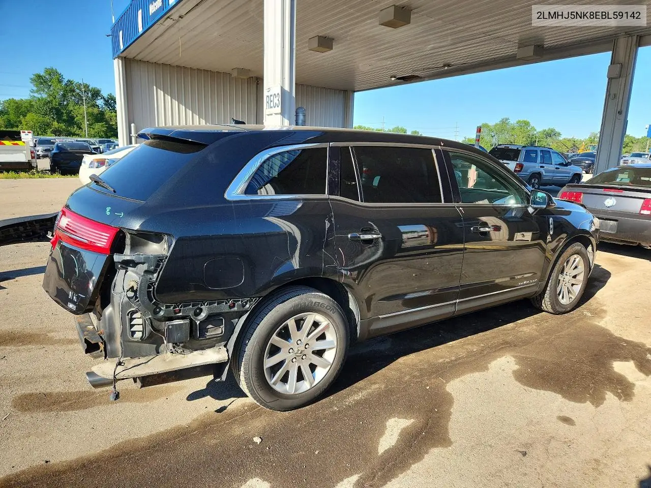 2014 Lincoln Mkt VIN: 2LMHJ5NK8EBL59142 Lot: 58749186