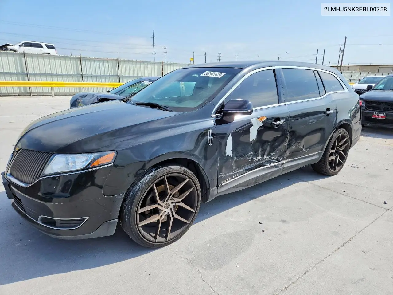 2015 Lincoln Mkt VIN: 2LMHJ5NK3FBL00758 Lot: 50107766