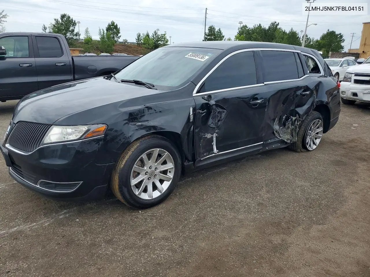 2015 Lincoln Mkt VIN: 2LMHJ5NK7FBL04151 Lot: 55009136