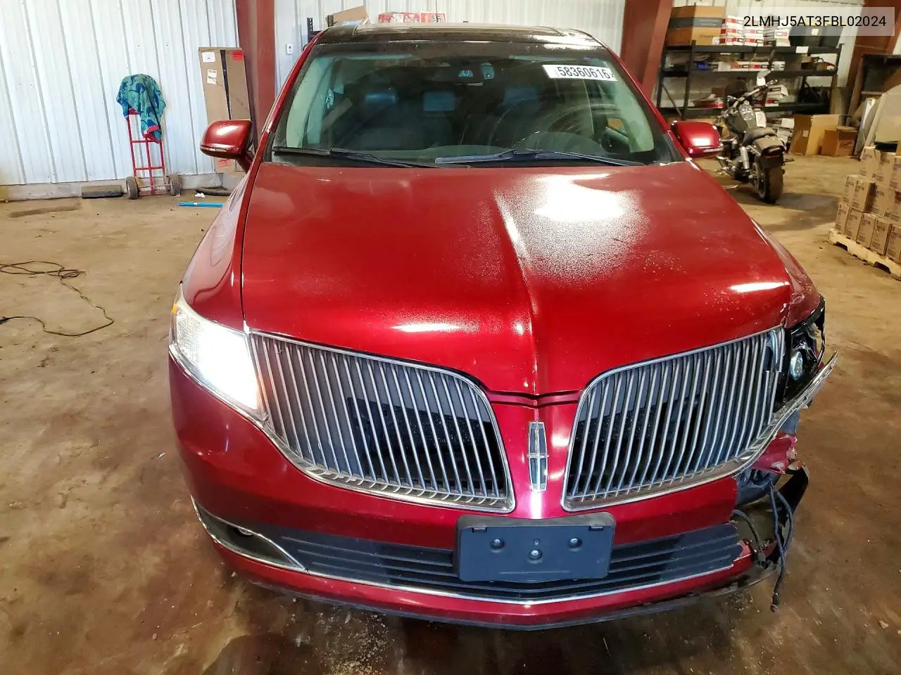 2015 Lincoln Mkt VIN: 2LMHJ5AT3FBL02024 Lot: 58360616