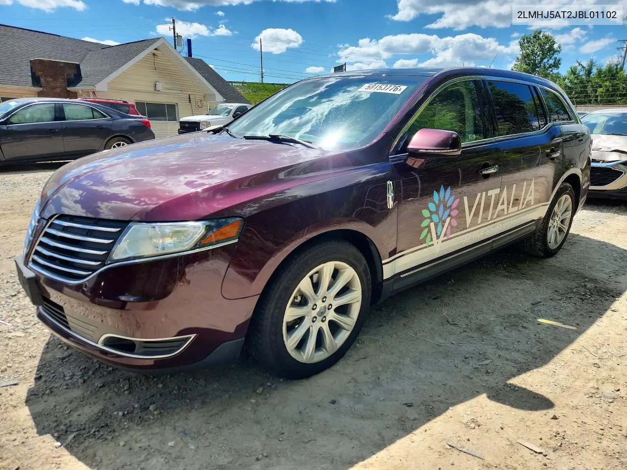 2018 Lincoln Mkt VIN: 2LMHJ5AT2JBL01102 Lot: 58153776