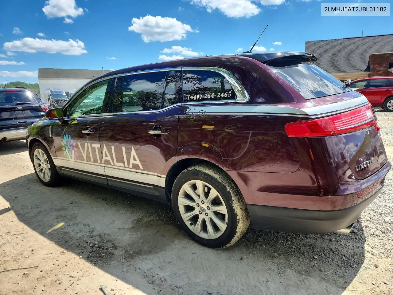 2018 Lincoln Mkt VIN: 2LMHJ5AT2JBL01102 Lot: 58153776