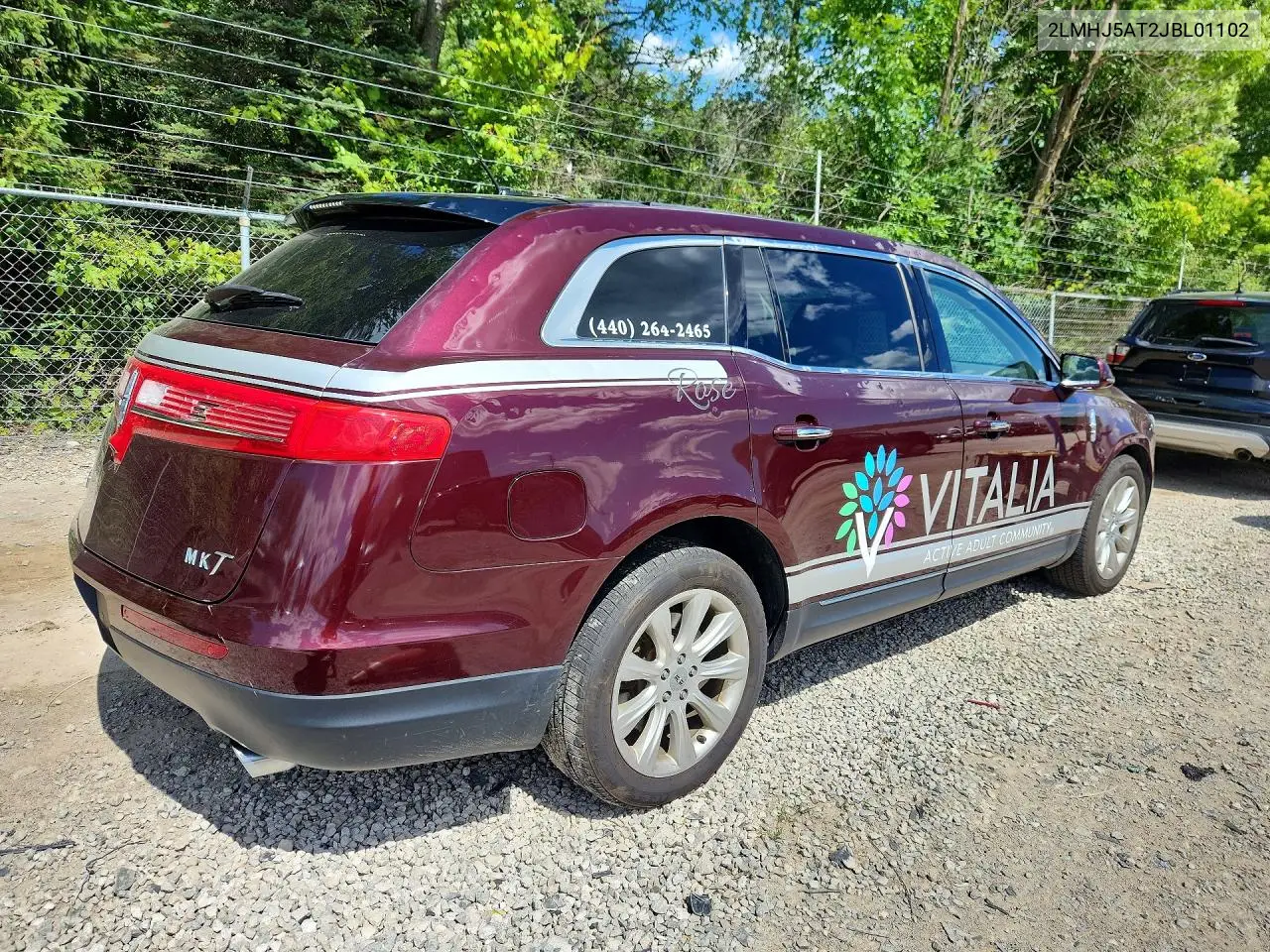 2018 Lincoln Mkt VIN: 2LMHJ5AT2JBL01102 Lot: 58153776