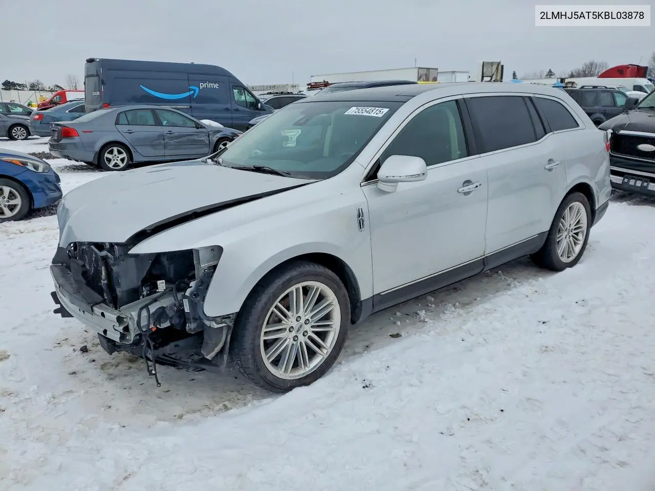 2019 Lincoln Mkt VIN: 2LMHJ5AT5KBL03878 Lot: 75554815