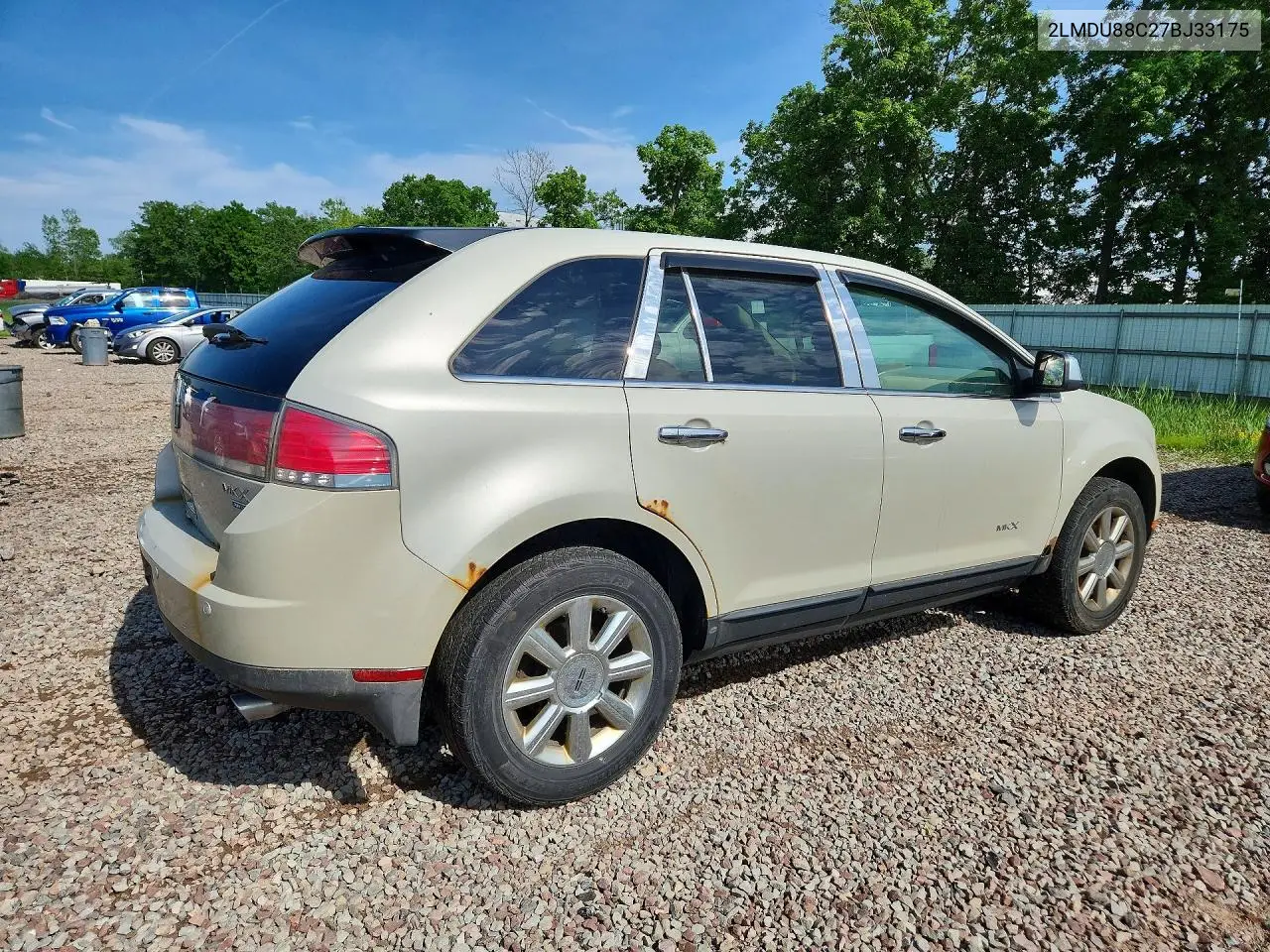 2007 Lincoln Mkx VIN: 2LMDU88C27BJ33175 Lot: 56713676