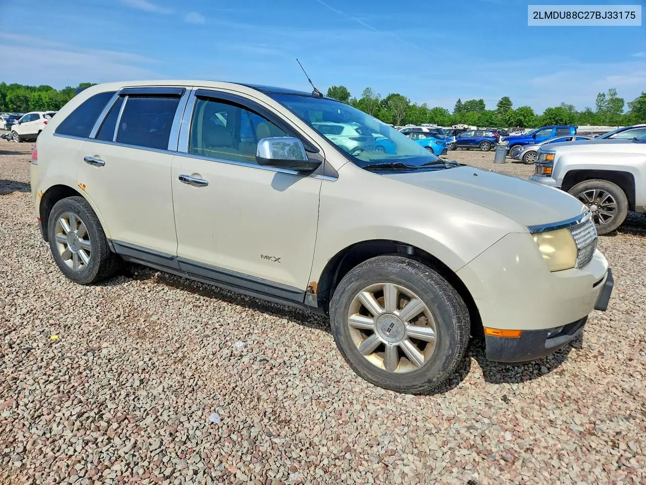 2007 Lincoln Mkx VIN: 2LMDU88C27BJ33175 Lot: 56713676