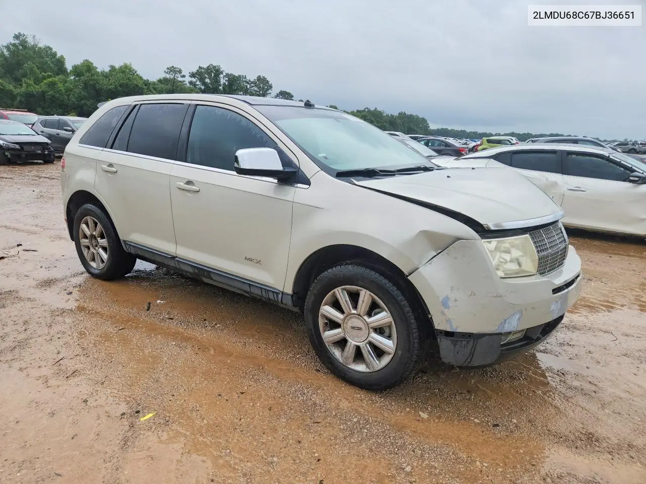 2007 Lincoln Mkx VIN: 2LMDU68C67BJ36651 Lot: 56856886