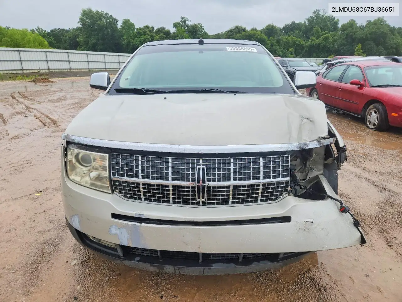 2007 Lincoln Mkx VIN: 2LMDU68C67BJ36651 Lot: 56856886