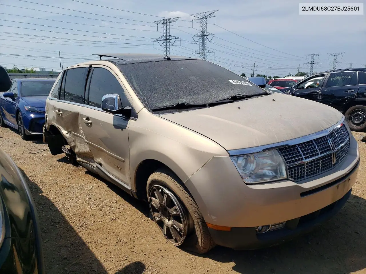 2007 Lincoln Mkx VIN: 2LMDU68C27BJ25601 Lot: 60864086