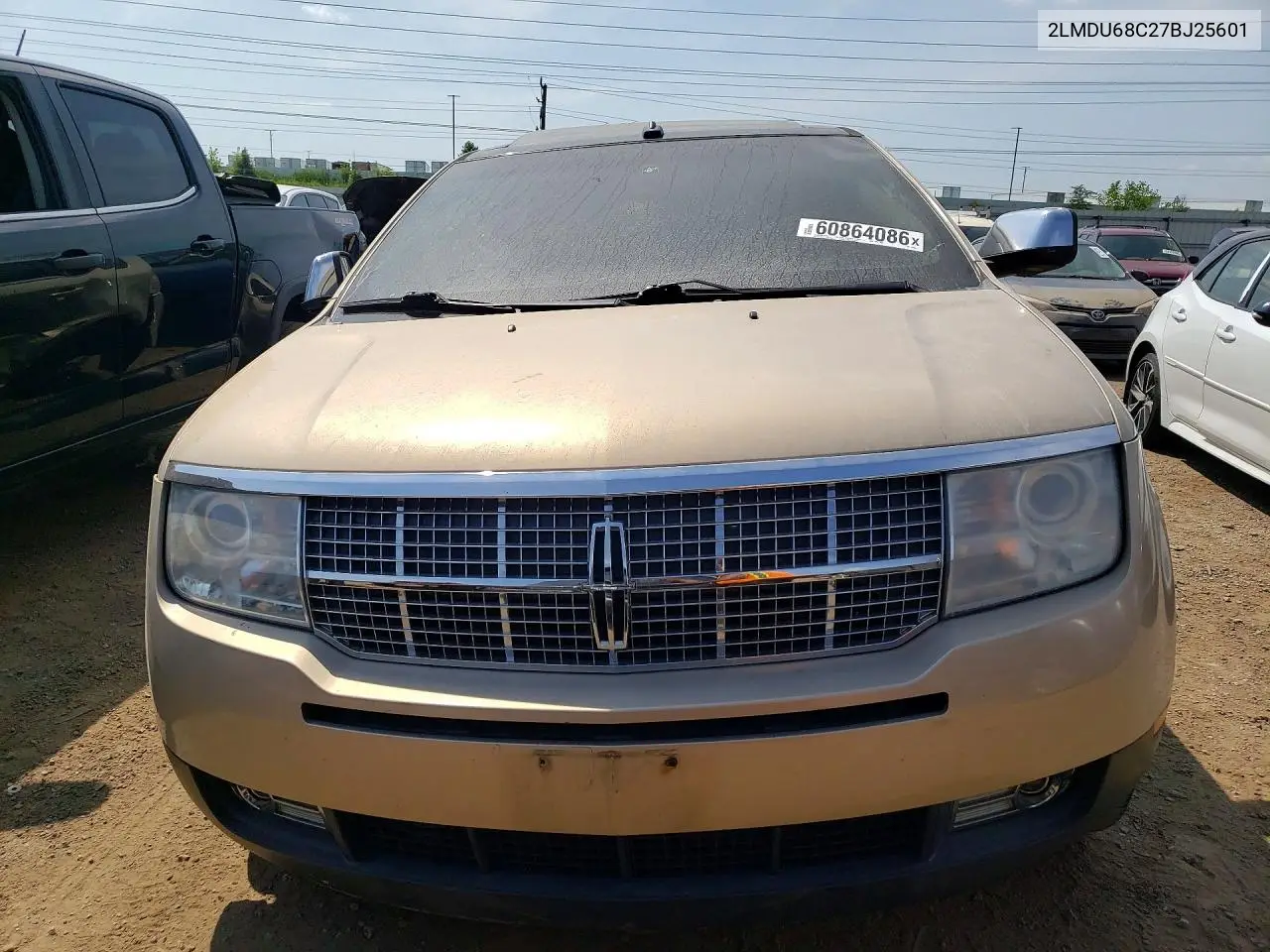 2007 Lincoln Mkx VIN: 2LMDU68C27BJ25601 Lot: 60864086