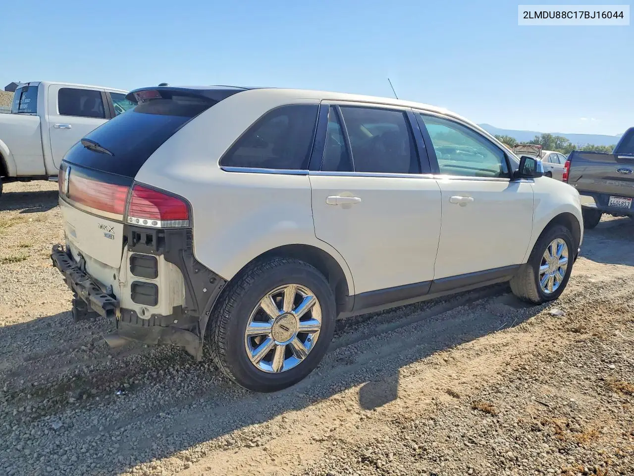 2007 Lincoln Mkx VIN: 2LMDU88C17BJ16044 Lot: 61191536
