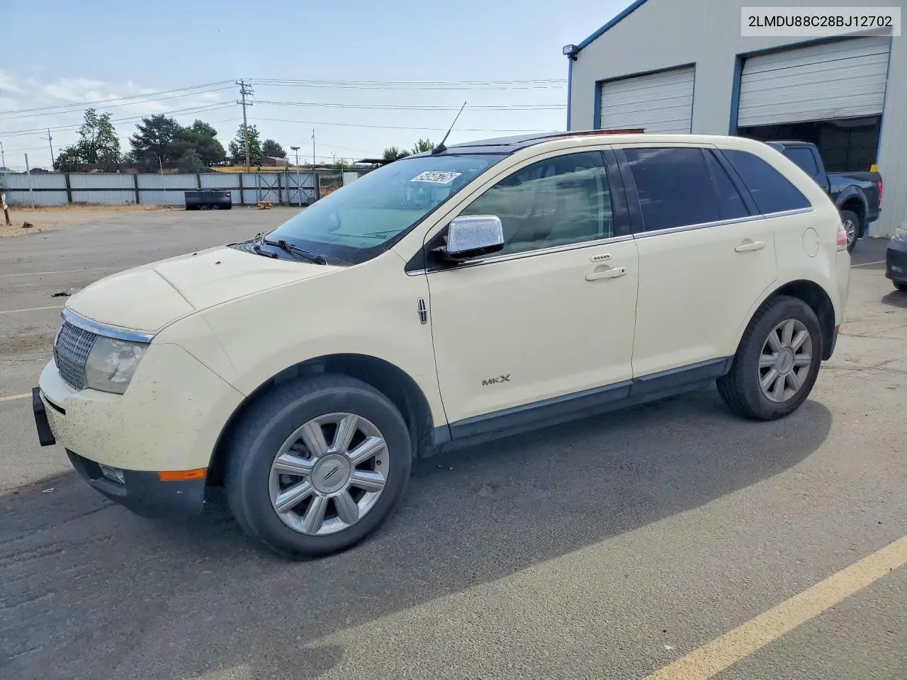 2008 Lincoln Mkx VIN: 2LMDU88C28BJ12702 Lot: 54546726