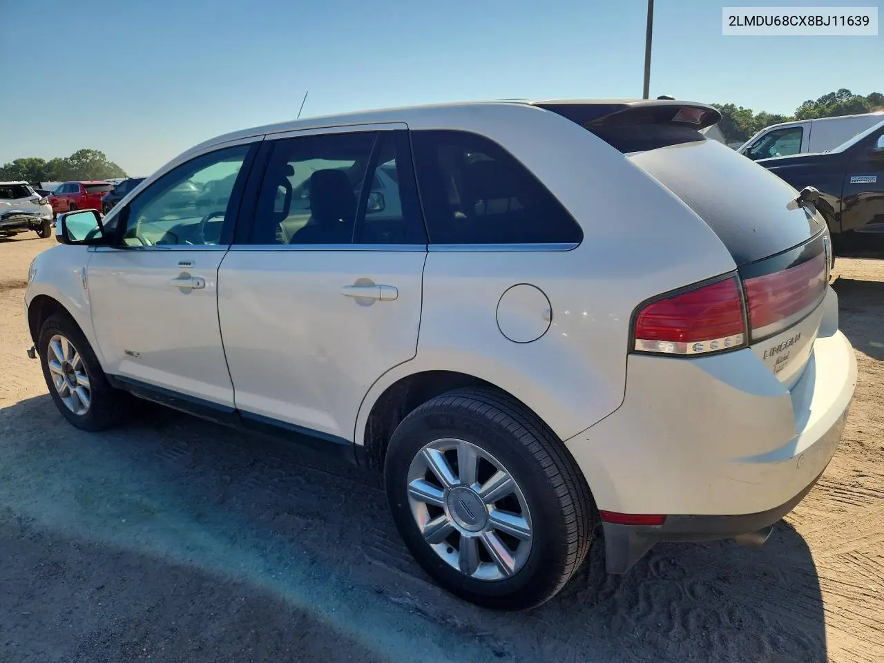 2008 Lincoln Mkx VIN: 2LMDU68CX8BJ11639 Lot: 55819666