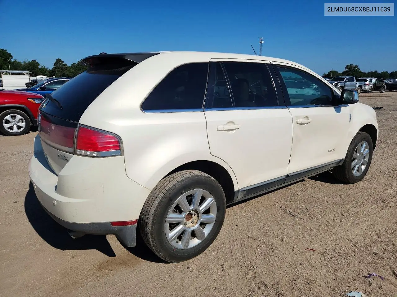 2008 Lincoln Mkx VIN: 2LMDU68CX8BJ11639 Lot: 55819666