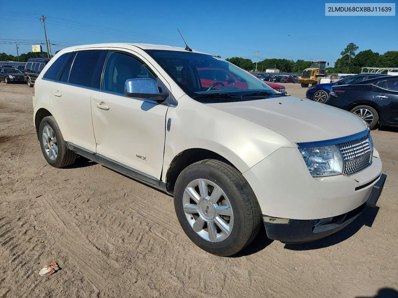 2008 Lincoln Mkx VIN: 2LMDU68CX8BJ11639 Lot: 55819666