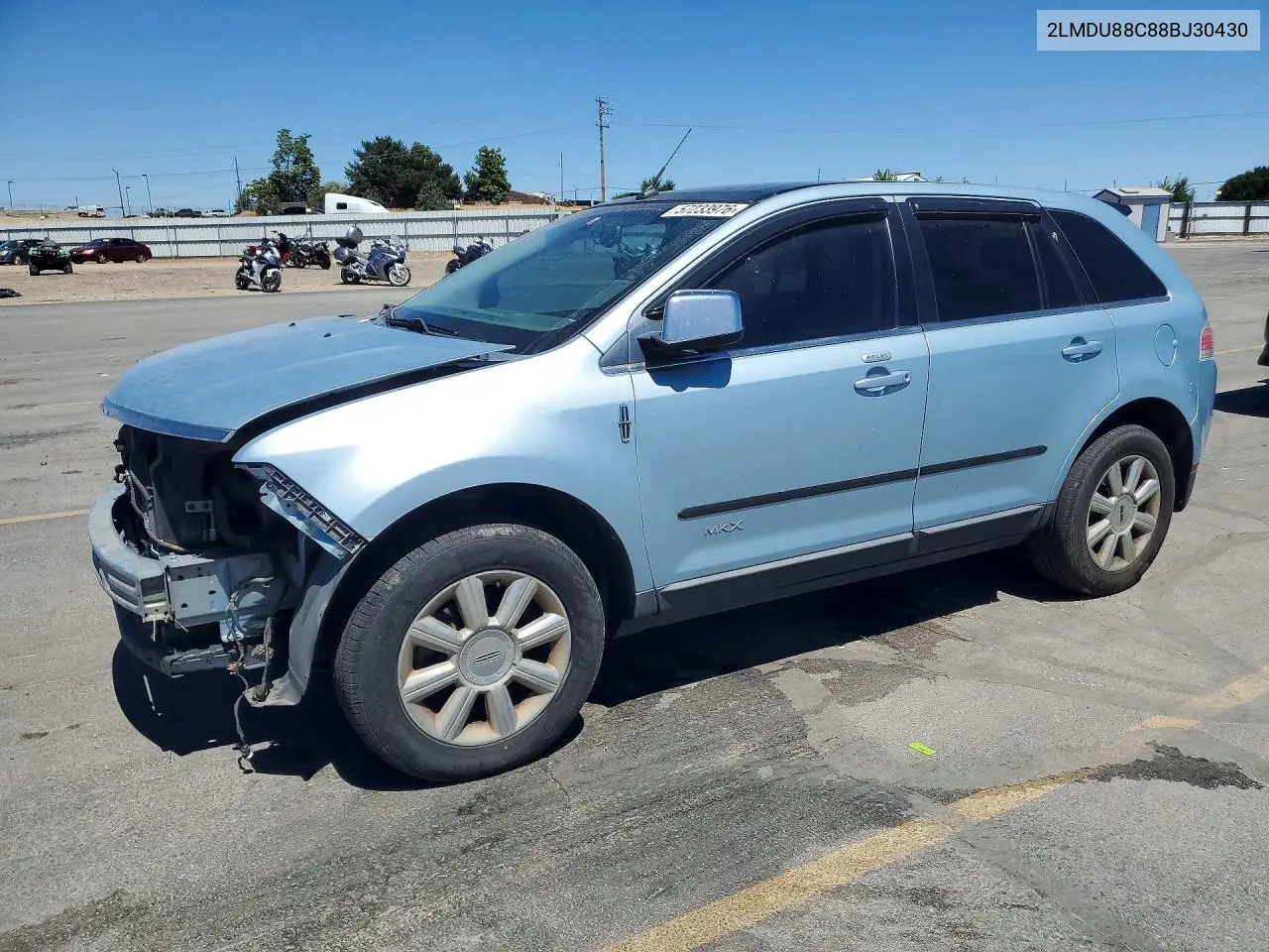 2008 Lincoln Mkx VIN: 2LMDU88C88BJ30430 Lot: 57233976