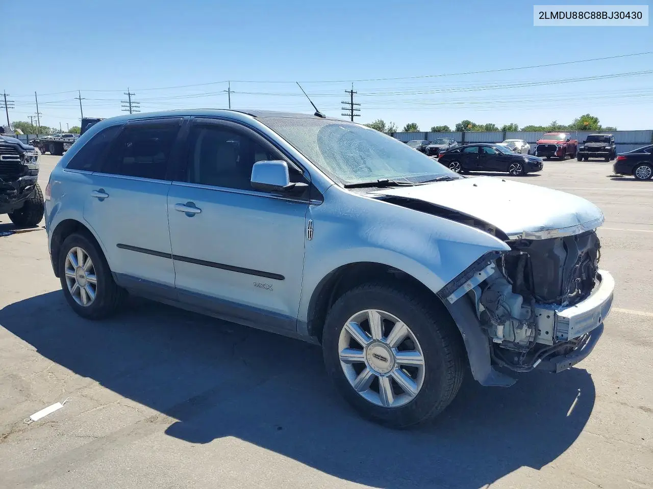 2008 Lincoln Mkx VIN: 2LMDU88C88BJ30430 Lot: 57233976