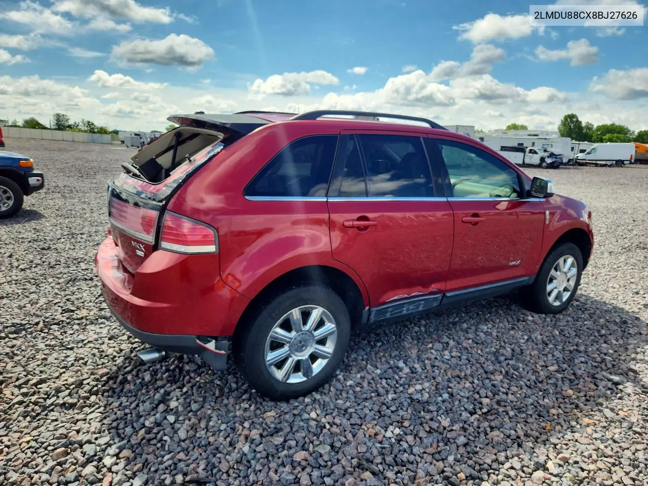 2008 Lincoln Mkx VIN: 2LMDU88CX8BJ27626 Lot: 57743276