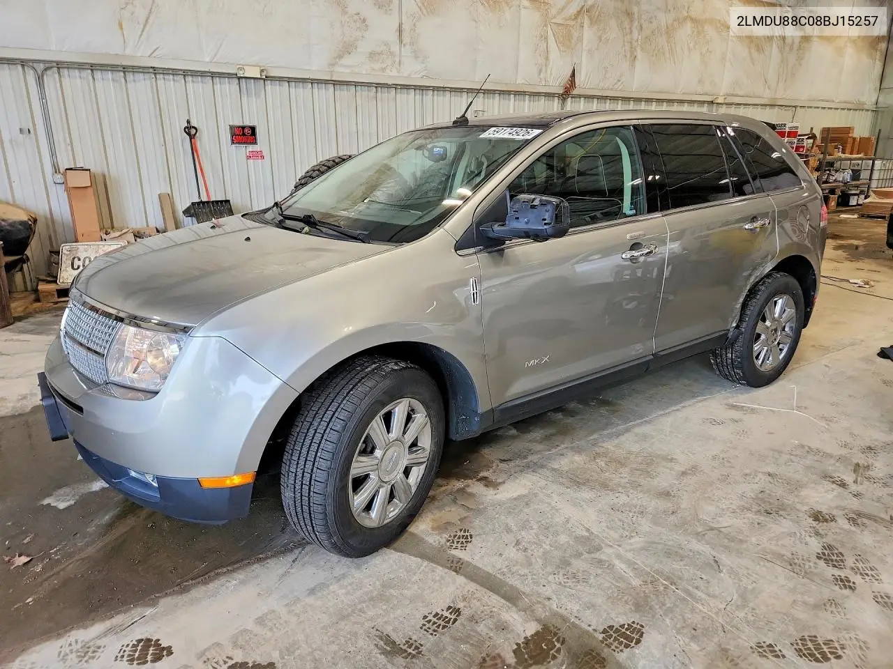 2008 Lincoln Mkx VIN: 2LMDU88C08BJ15257 Lot: 59174926