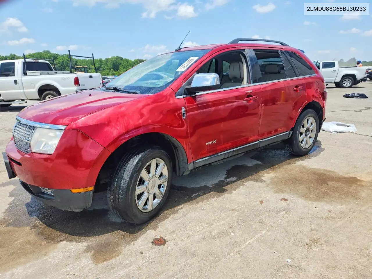 2008 Lincoln Mkx VIN: 2LMDU88C68BJ30233 Lot: 59325886