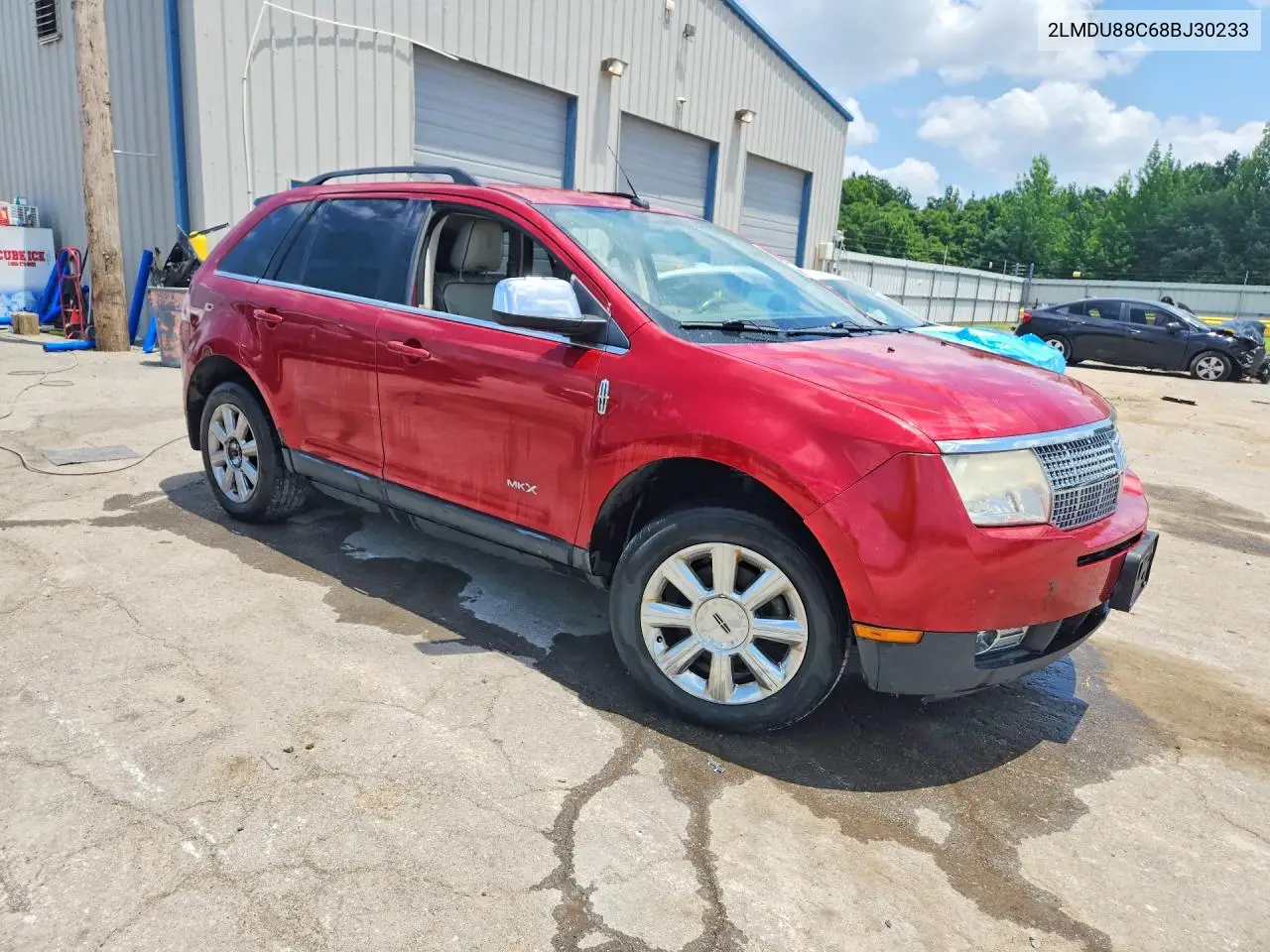 2008 Lincoln Mkx VIN: 2LMDU88C68BJ30233 Lot: 59325886