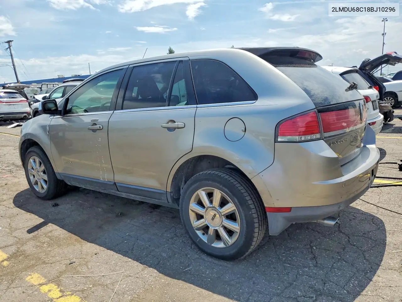2008 Lincoln Mkx VIN: 2LMDU68C18BJ10296 Lot: 59702916