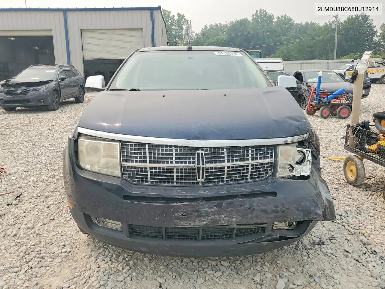 2008 Lincoln Mkx VIN: 2LMDU88C68BJ12914 Lot: 61196316